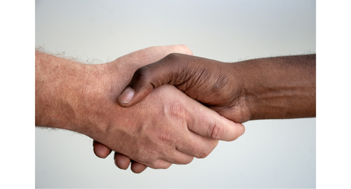 Handshake, unity
